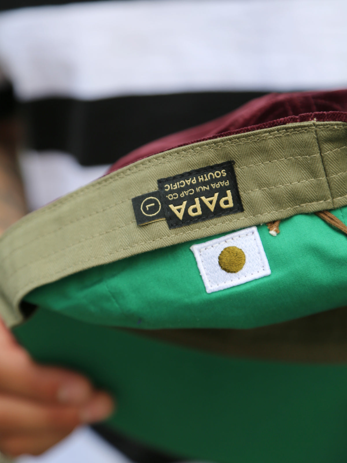 Papa Nui Korea 51 Cap – Burgundy Velvet