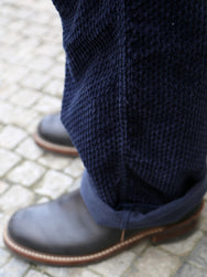 Black Sign 1920 Waffle Cord Montgomery Trousers – Deep Navy (BSFP-23507)