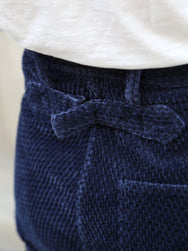 Black Sign 1920 Waffle Cord Montgomery Trousers – Deep Navy (BSFP-23507)