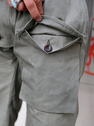 Fleurs De Bagne Short Submariner – Kaki