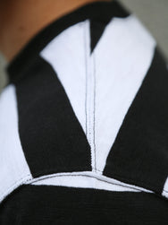 The Real McCoy's Buco Stripe Tee S/S – Black/White (BC24002-010)