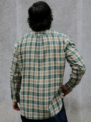 Nudie Jeans Julian Farmers Check Shirt – Racing Green (140871)