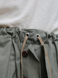 Fleurs De Bagne Short Submariner – Kaki