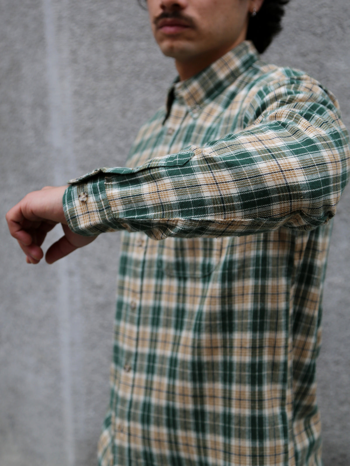 Nudie Jeans Julian Farmers Check Shirt – Racing Green (140871)