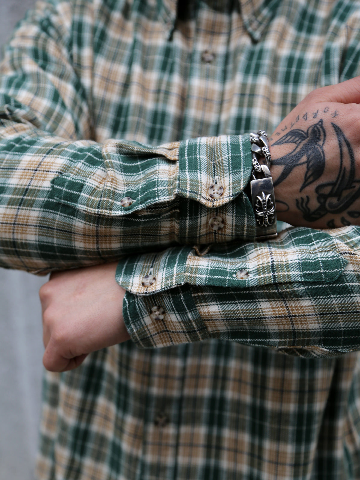 Nudie Jeans Julian Farmers Check Shirt – Racing Green (140871)