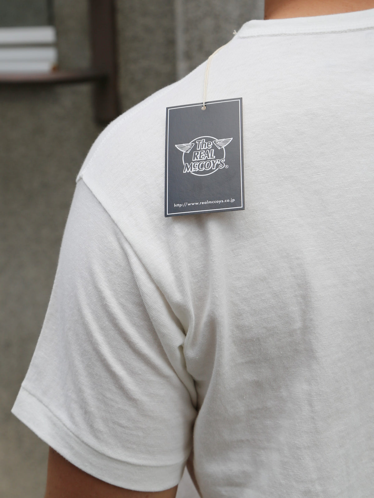 The Real McCoy's Summer Cotton Undershirt – White (MC24014-010)