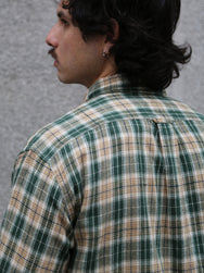 Nudie Jeans Julian Farmers Check Shirt – Racing Green (140871)