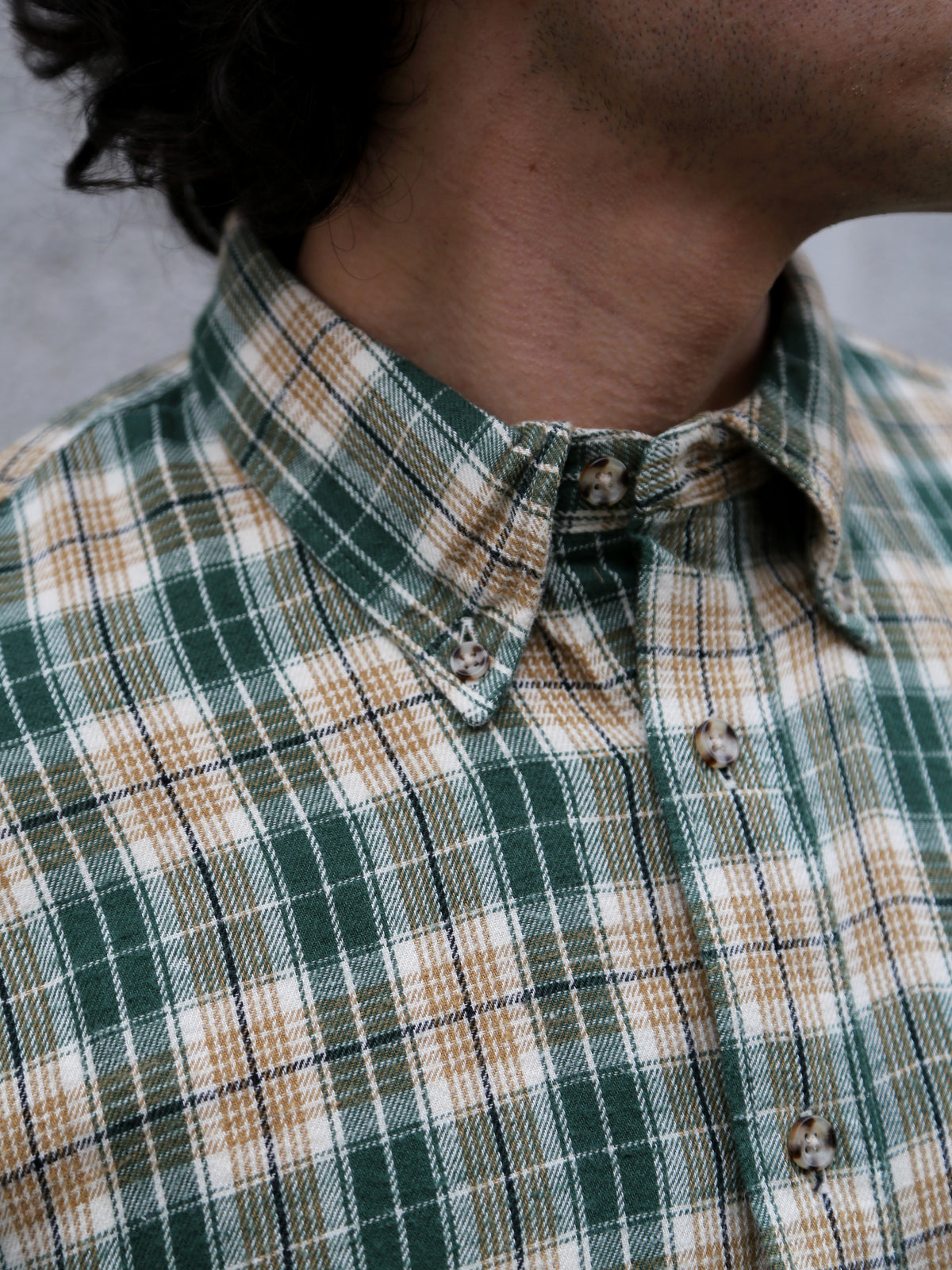 Nudie Jeans Julian Farmers Check Shirt – Racing Green (140871)