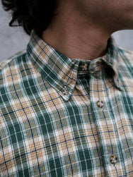 Nudie Jeans Julian Farmers Check Shirt – Racing Green (140871)