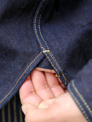 Studio D'Artsian 15Oz "AISHIBUZOME" Natural Indigo X Kakishibu Denim Shrit (D5702)