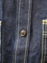 Studio D'Artsian 15Oz "AISHIBUZOME" Natural Indigo X Kakishibu Denim Shrit (D5702)