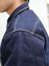 Studio D'Artsian 15Oz "AISHIBUZOME" Natural Indigo X Kakishibu Denim Shrit (D5702)