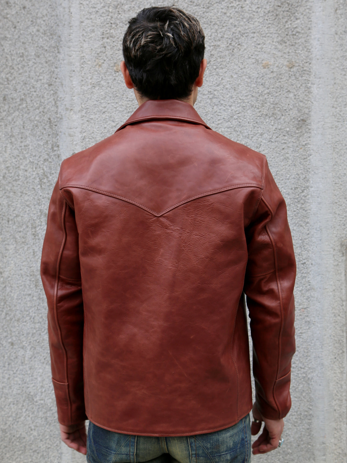 Simmons Bilt Ranch Jacket Japanese Light Brown (horse hide)