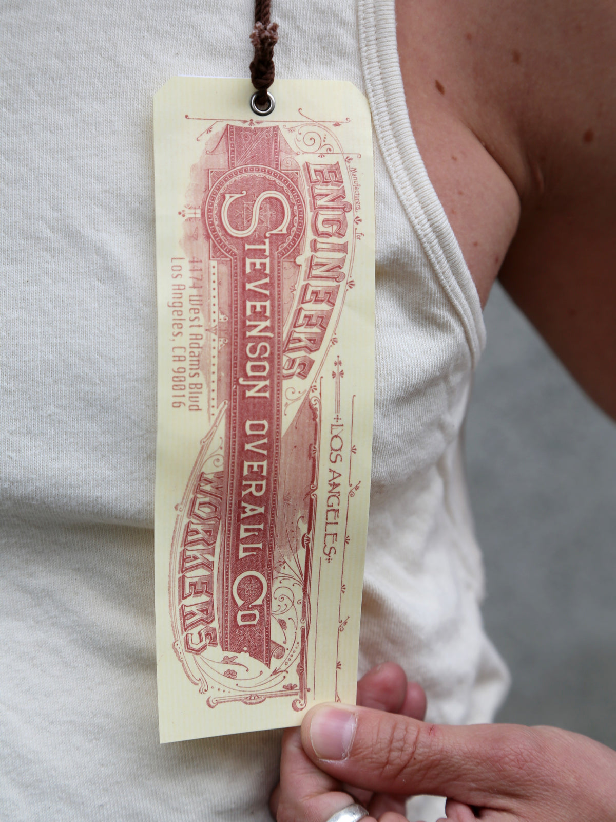 Stevenson Dual Comfort Cotton Tank Top – Natural (DT-NA)