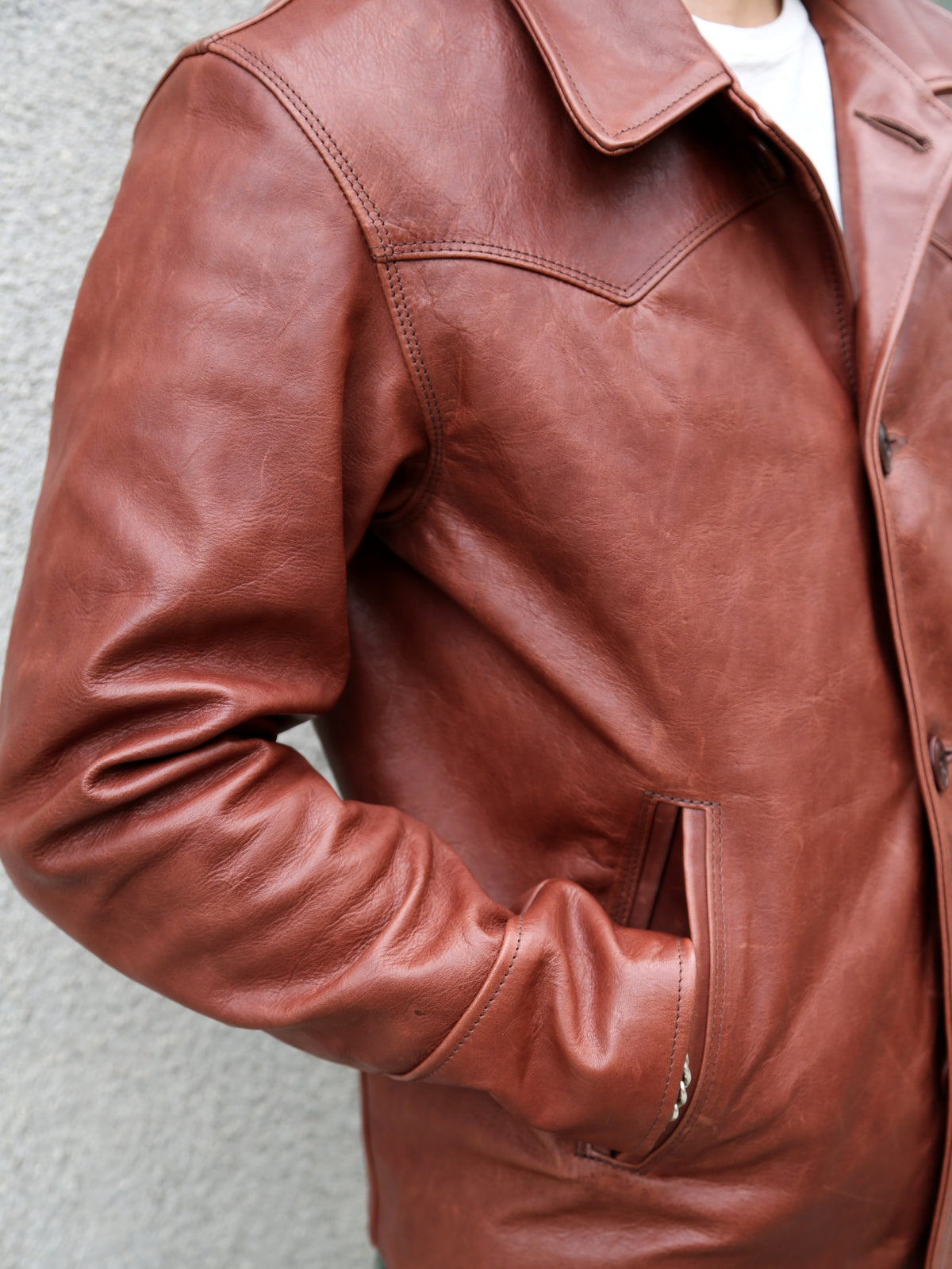 Simmons Bilt Ranch Jacket Japanese Light Brown (horse hide)