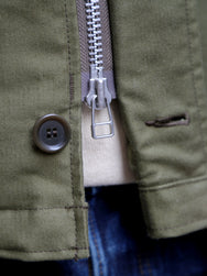 Iron Heart IHM-40-GRN Whipcord A2 Deck Jacket - Olive Drab Green