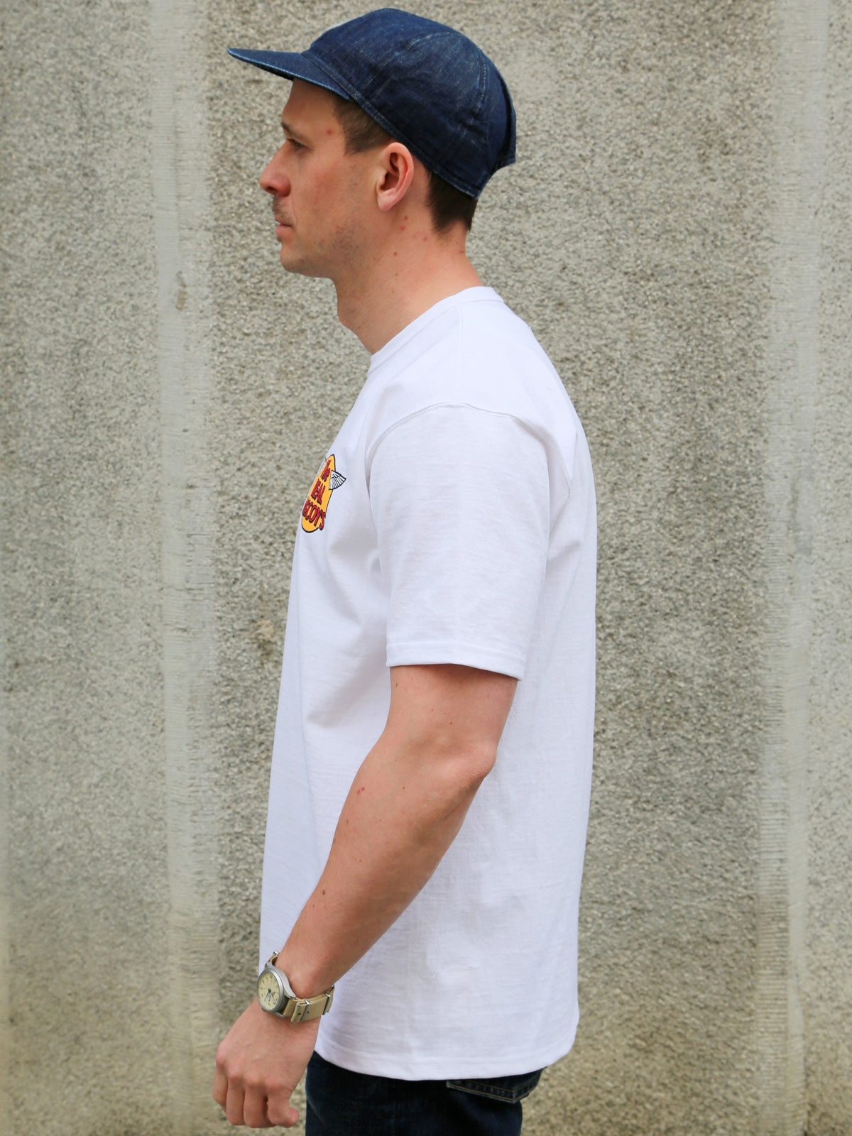 The Real McCOY's The RMC Logo Tee S/S – White (MC24004)
