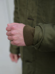 Iron Heart IHM-40-GRN Whipcord A2 Deck Jacket - Olive Drab Green