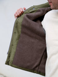 Iron Heart IHM-40-GRN Whipcord A2 Deck Jacket - Olive Drab Green