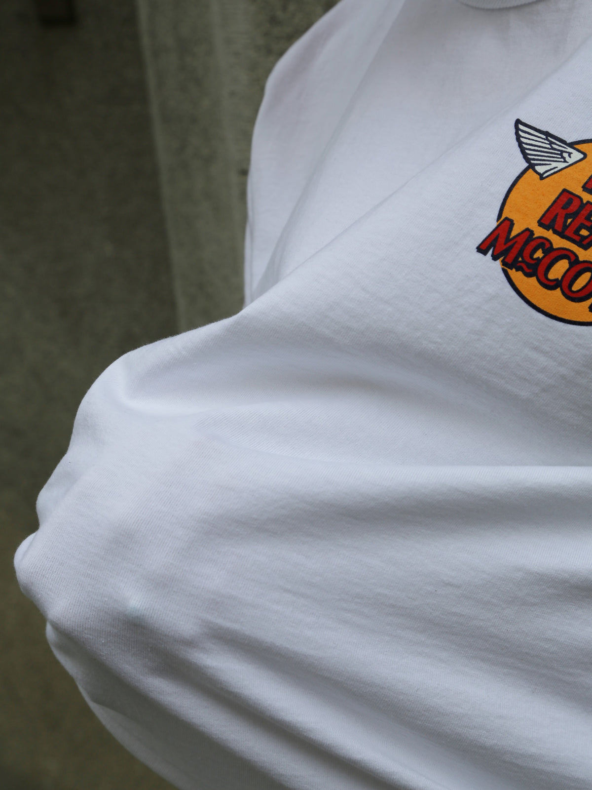 The Real McCOY's The RMC Logo Tee S/S – White (MC24004)