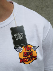 The Real McCOY's The RMC Logo Tee S/S – White (MC24004)