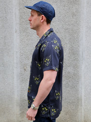 Nudie Jeans Arvid The Cat Hawaii Shirt – Antracite (140894)