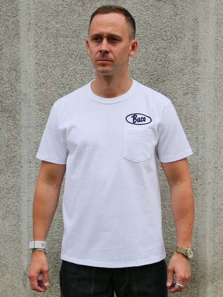 The Real McCoy's Buco Enthusiast Tee – White (BC25005-010)