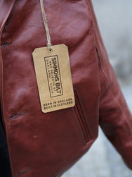 Simmons Bilt Ranch Jacket Japanese Light Brown (horse hide)