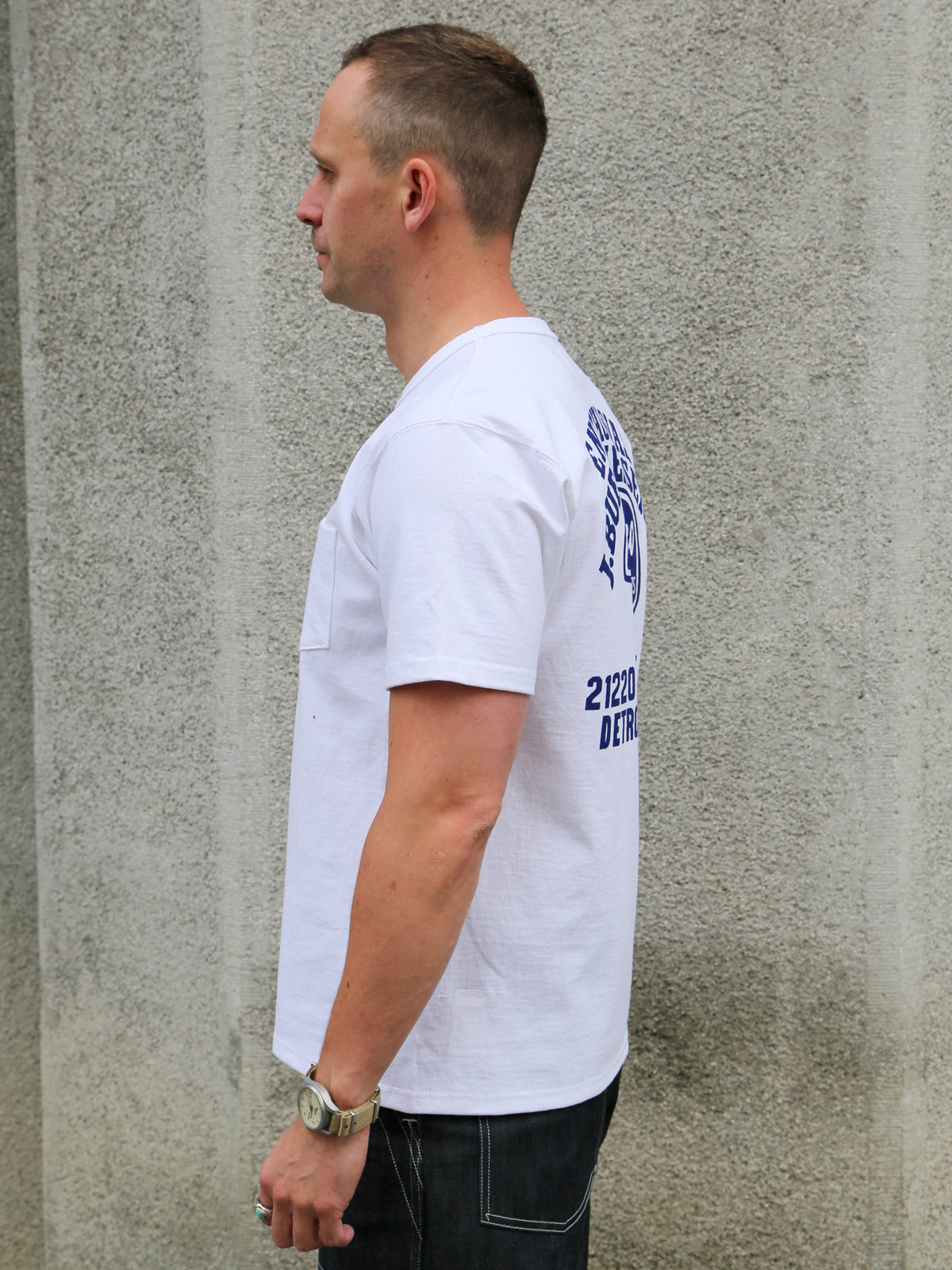 The Real McCoy's Buco Enthusiast Tee – White (BC25005-010)