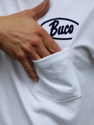 The Real McCoy's Buco Enthusiast Tee – White (BC25005-010)