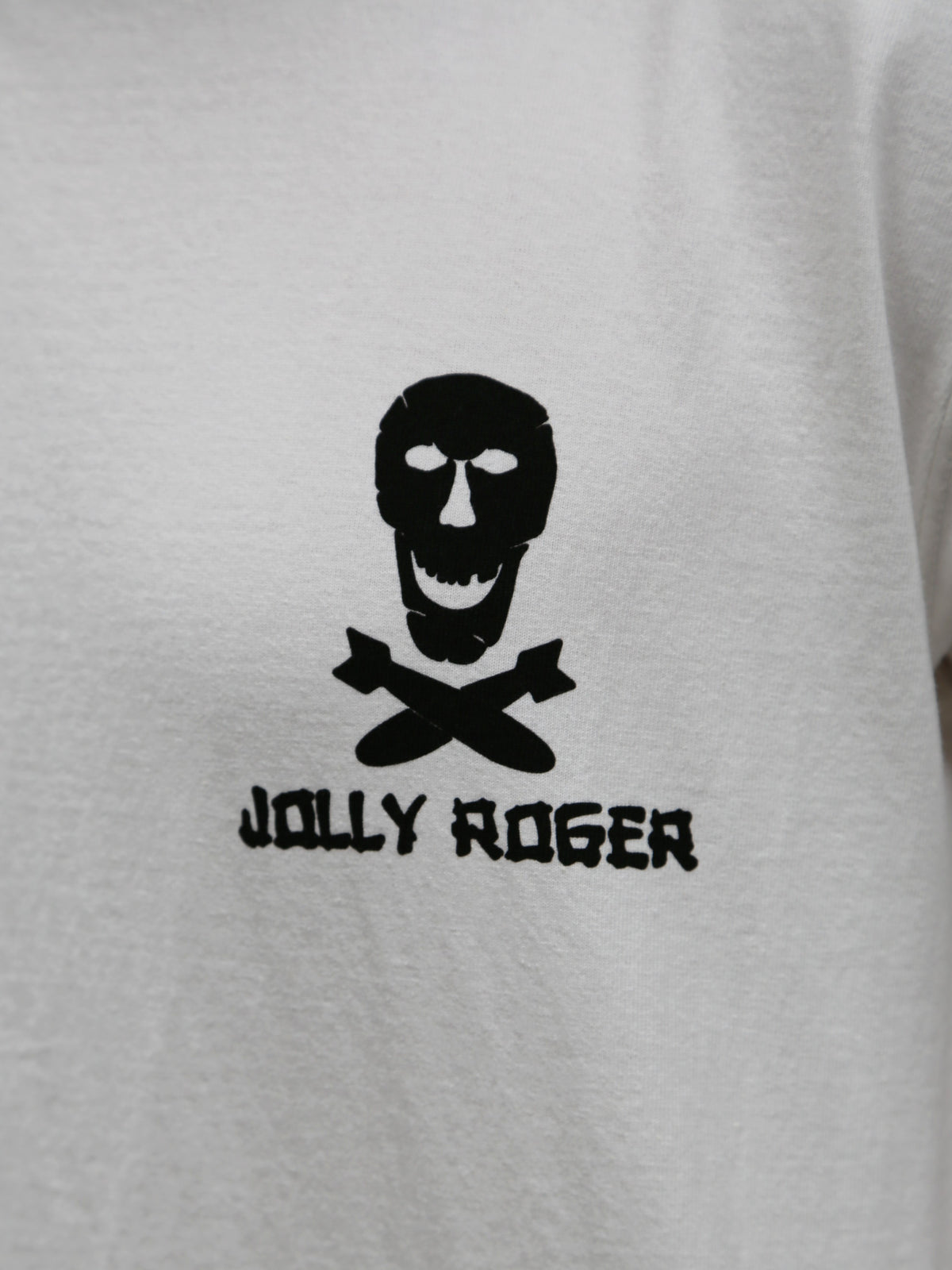 The Real McCoy's Jolly Roger Best Damn Group Military Tee – White (MC25004-010)