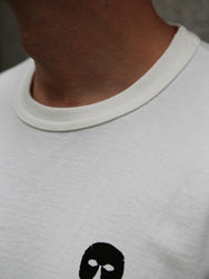 The Real McCoy's Jolly Roger Best Damn Group Military Tee – White (MC25004-010)