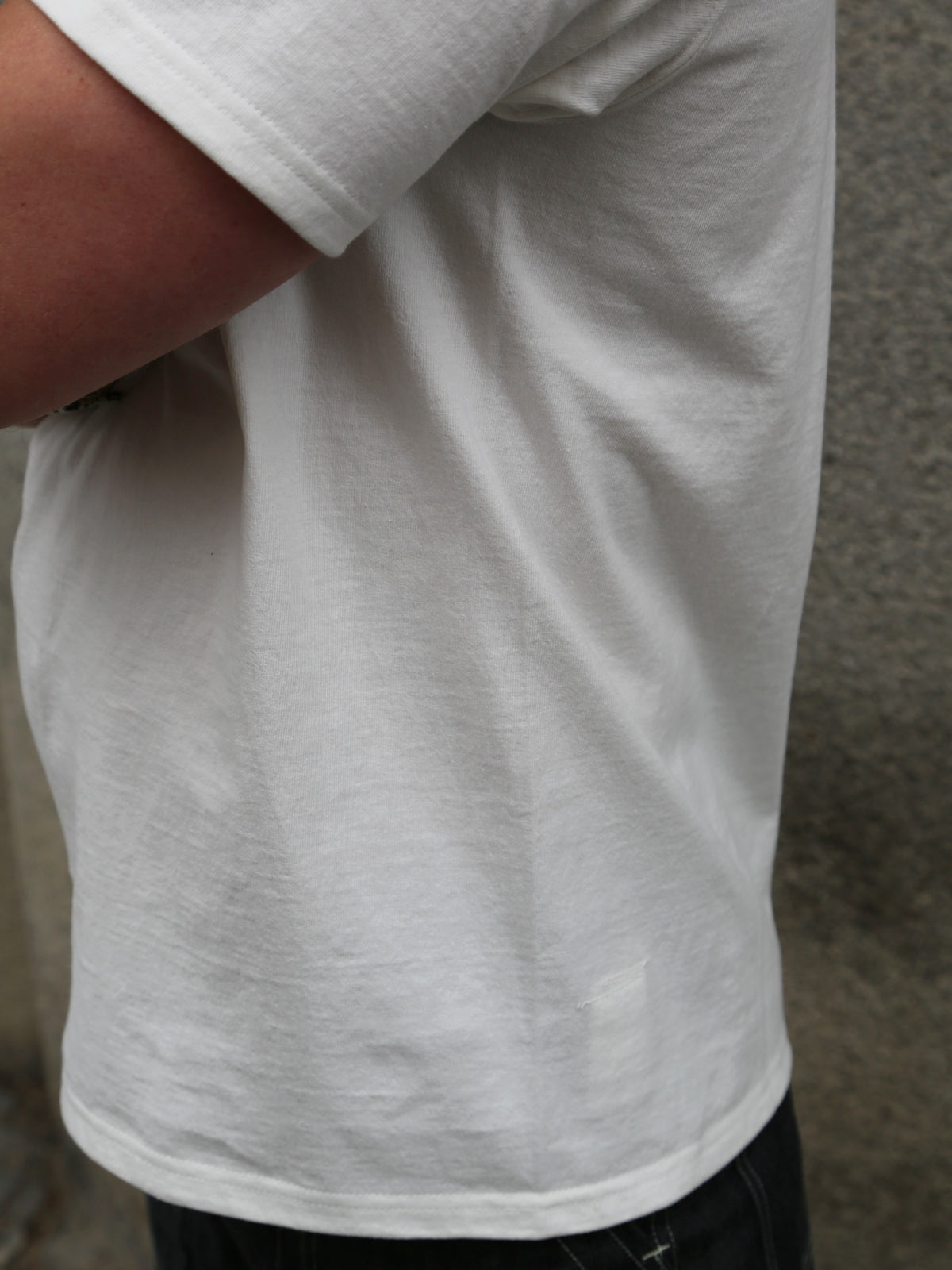 The Real McCoy's Jolly Roger Best Damn Group Military Tee – White (MC25004-010)