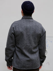Fleurs de Bagne Oleron Shirt - HBT Wool Grey (W23-OL01L)