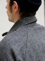Fleurs de Bagne Oleron Shirt - HBT Wool Grey (W23-OL01L)