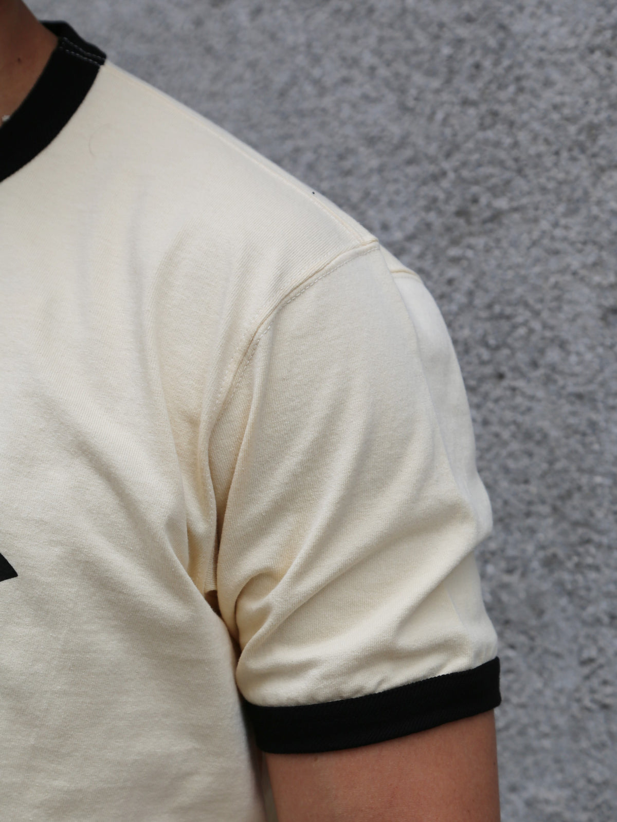 The Real McCoy's Military Tee, USS Kidd – Ecru/Black (MC25005-301)