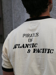 The Real McCoy's Military Tee, USS Kidd – Ecru/Black (MC25005-301)