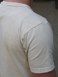 Studio d'Artisan Cotton Print T-Shirt Championship – Ivory (8163A)