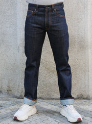 Nudie Jeans Slim Jim Dry Streaky – Indigo (114866)