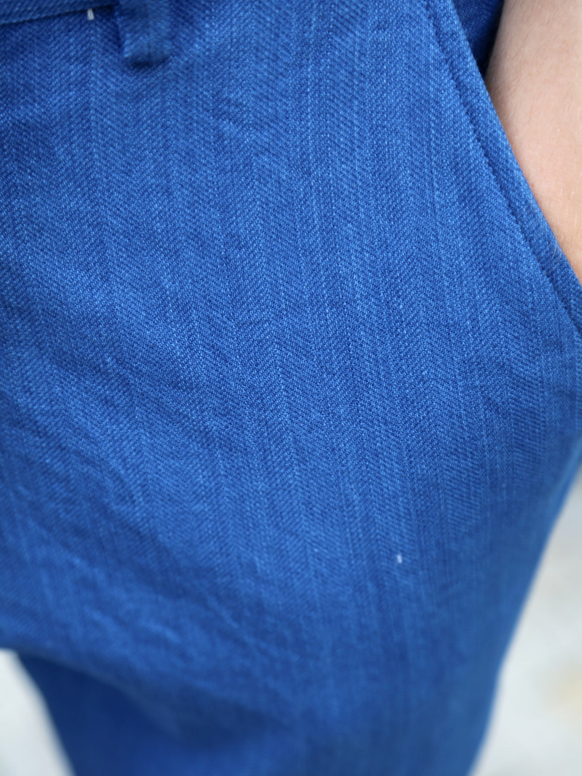 Samurai Jeans "ASAGI HBT" Ez Shorts – Natural Indigo (SJSP25-AHB)