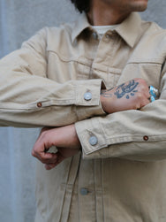 Momotaro Kaki-Shibu Dyed Denim Double Pocket Jacket (MXGJ1004)