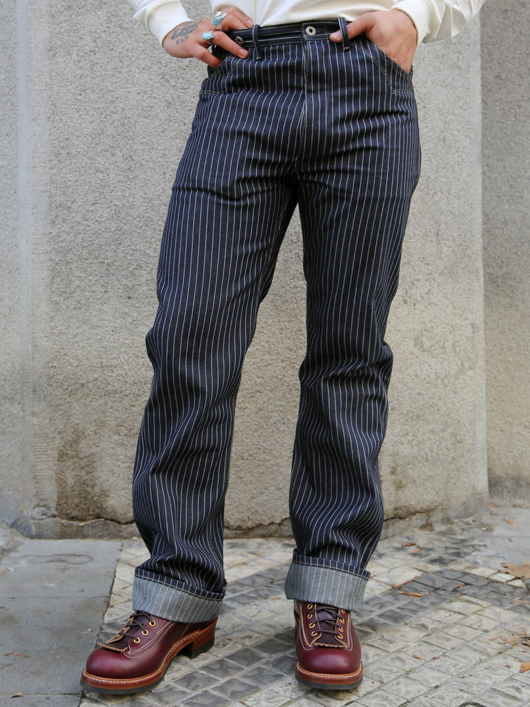 デニム・ジーパン No.1064 B stripe carpenter denim PT GIUNON ジーンズ デニム デニムパンツ carpenter denim pants