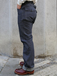 Blue Blanket 11 oz. Japanese Pinstripe Selvedge denim – Dark Indigo (IJ1 JP03)