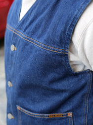Nudie Jeans Harry Rinse Denim Vest – Dark Blue (160885-B23-001)