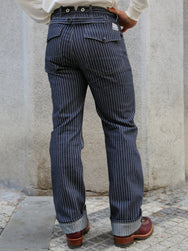 Blue Blanket 11 oz. Japanese Pinstripe Selvedge denim – Dark Indigo (IJ1 JP03)