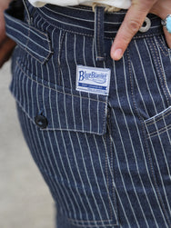 Blue Blanket 11 oz. Japanese Pinstripe Selvedge denim – Dark Indigo (IJ1 JP03)