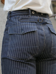 Blue Blanket 11 oz. Japanese Pinstripe Selvedge denim – Dark Indigo (IJ1 JP03)