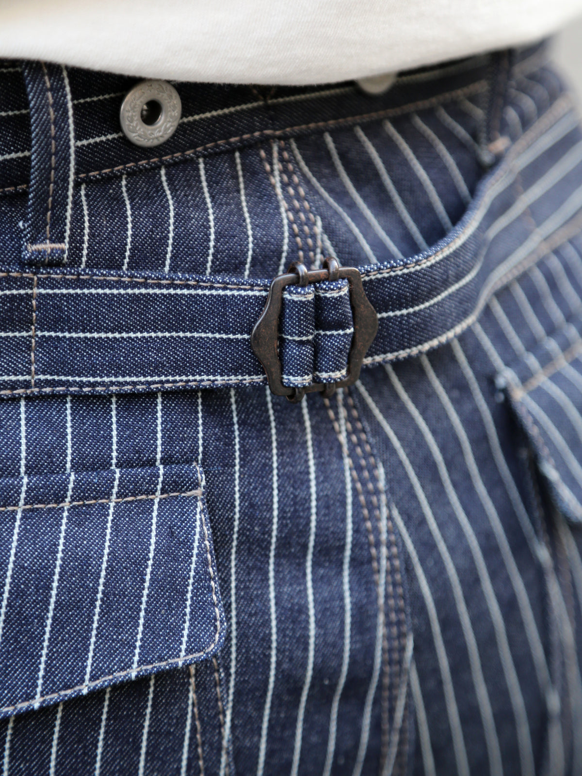 Blue Blanket 11 oz. Japanese Pinstripe Selvedge denim – Dark Indigo (IJ1 JP03)