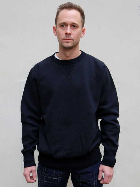 Studio d'Artisan 8121 Aishibu Dyed Sweatshirt - Indigo