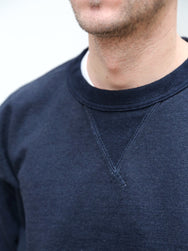 Studio d'Artisan 8121 Aishibu Dyed Sweatshirt - Indigo